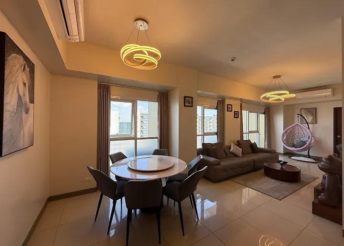Luxury Spacious 3bedrooms With Maid's Bunkbed Massage Chair Bayview Free Pool & Parking Near Okada Airports Moa Solaire *
