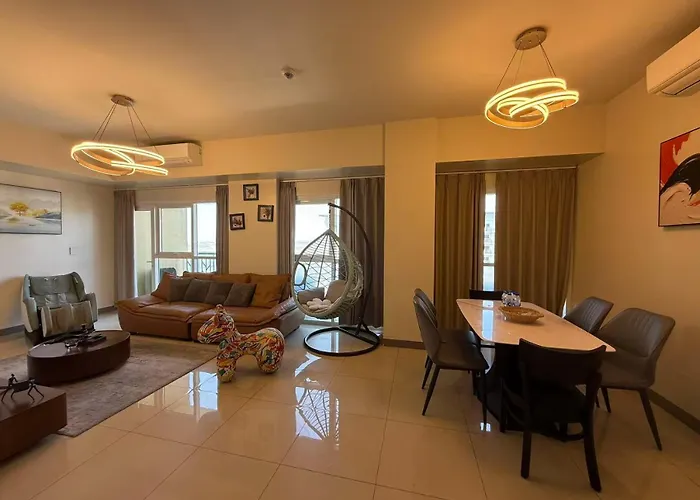 Luxury Spacious 3bedrooms With Maid's Bunkbed Massage Chair Bayview Free Pool & Parking Near Okada Airports Moa Solaire * Manila